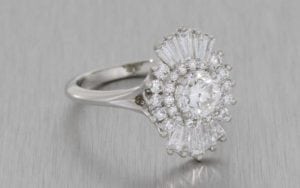 Art Deco Inspired Multi Stone Diamond Ring - Portfolio