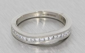 Contemporary vintage fitted wedding band  - Portfolio