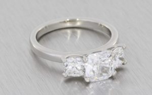 Stunning Three-Stone Diamond Ring - Portfolio
