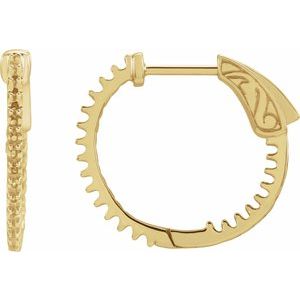 Inside-Outside Hoop Earrings