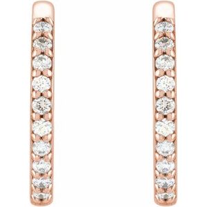 Accented Huggie Earrings - Image 2