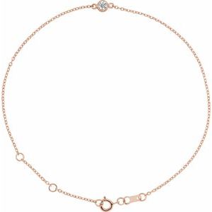 Bezel-Set Link Bracelet