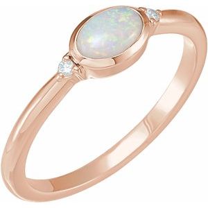 Bezel-Set Cabochon Ring