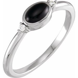 Bezel-Set Cabochon Ring