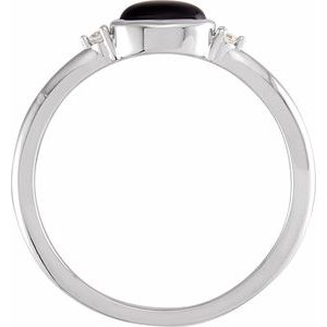 Bezel-Set Cabochon Ring - Image 2