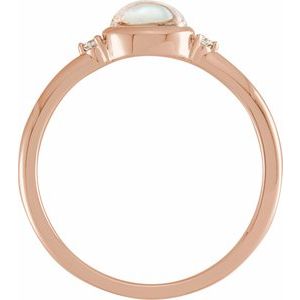 Bezel-Set Cabochon Ring - Image 2