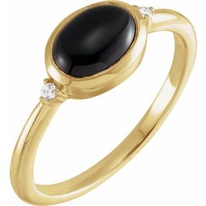 Bezel-Set Cabochon Ring