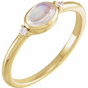 Bezel-Set Cabochon Ring