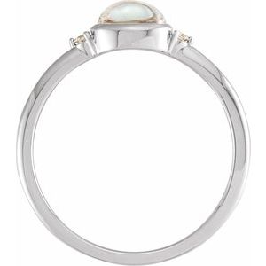 Bezel-Set Cabochon Ring - Image 2