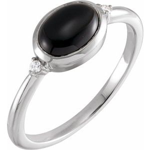 Bezel-Set Cabochon Ring