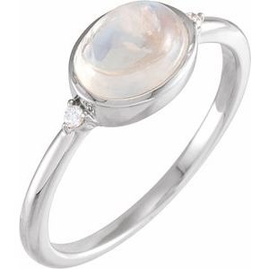 Bezel-Set Cabochon Ring