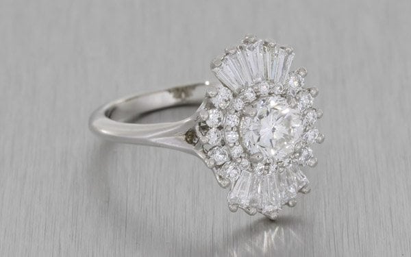 Art Deco Inspired Multi Stone Diamond Ring – Portfolio