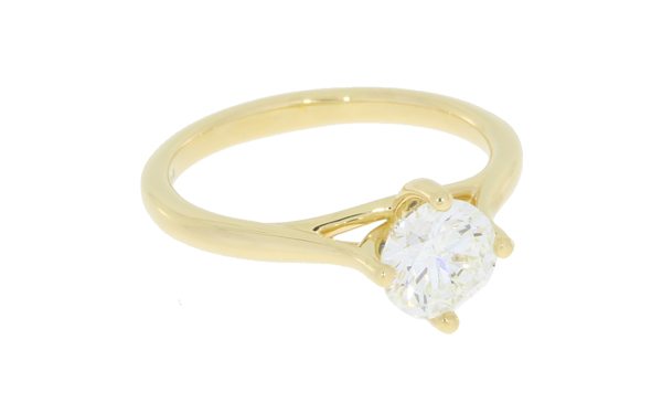 Elegant Four Claw Solitaire Ring – Portfolio
