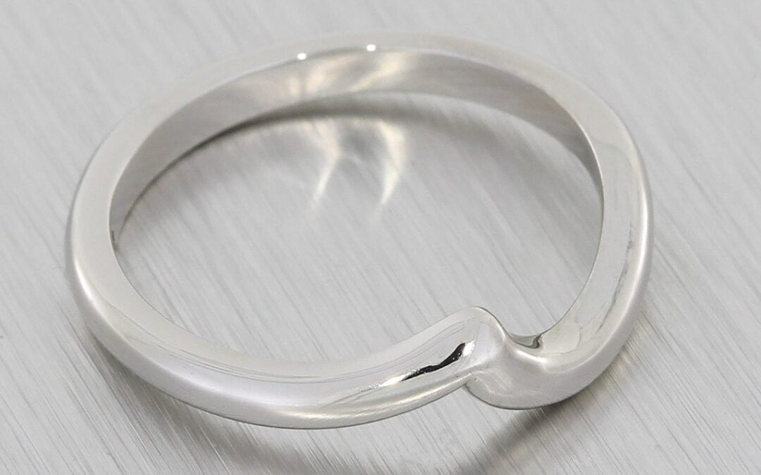 Custom Fitted Platinum Wedding band
