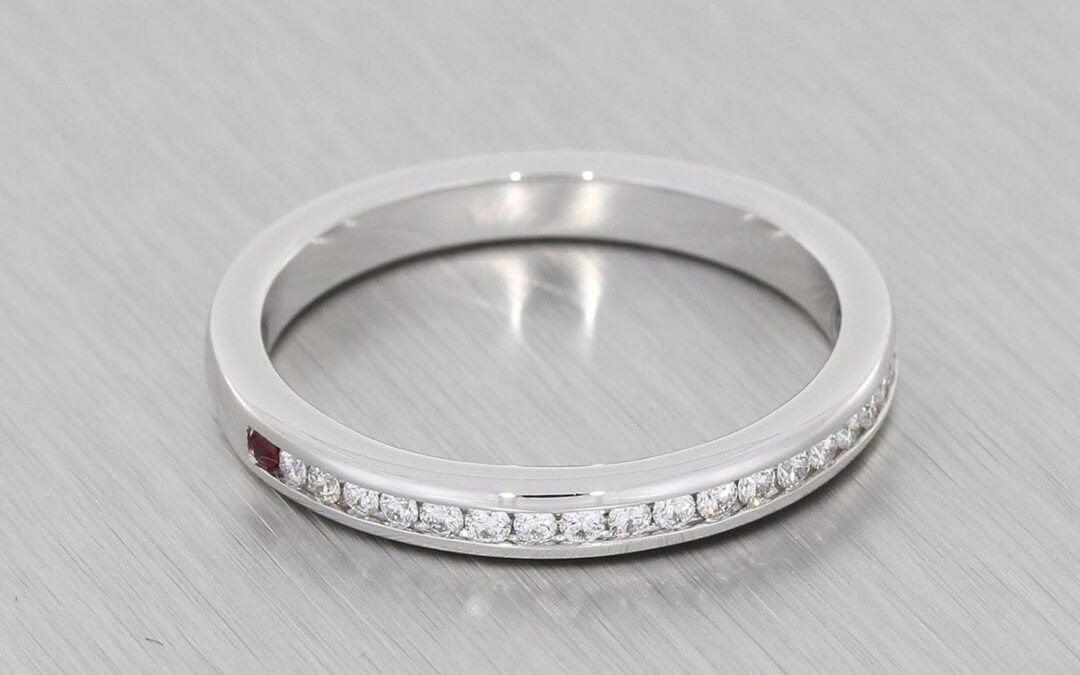 Platinum Half Eternity ring – Portfolio