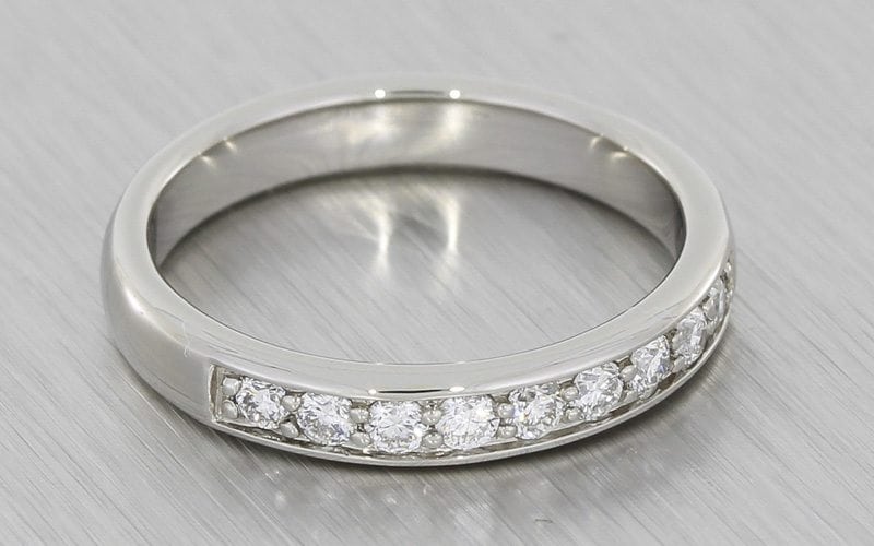 Platinum partial eternity band – Portfolio