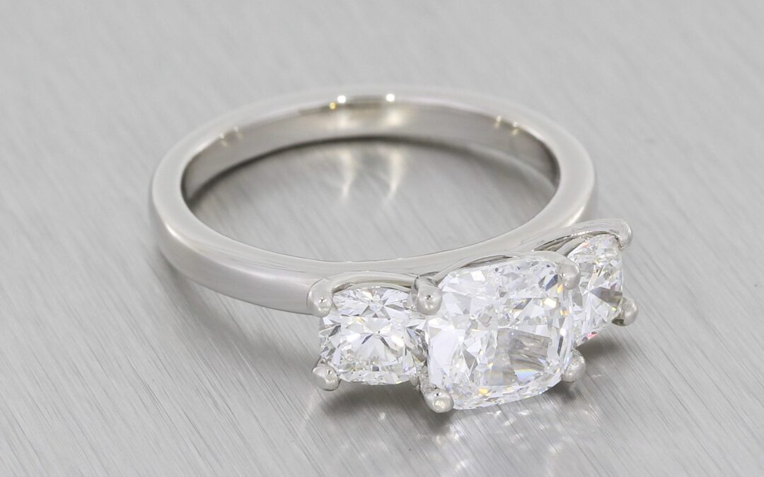 Stunning Three-Stone Diamond Ring – Portfolio