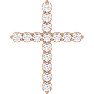 Accented Cross Necklace or Pendant