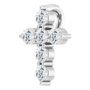 Accented Cross Necklace or Pendant - Image 2