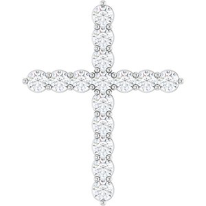 Accented Cross Necklace or Pendant