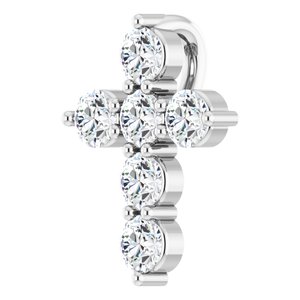Accented Cross Necklace or Pendant - Image 2